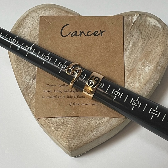 Brand New Cancer ♋️ 2PCS Rings - Picture 4 of 6